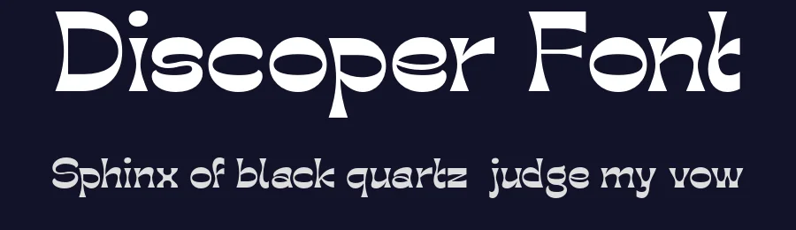 Discoper Font by Pikgura — Display Font — thumbnail 2