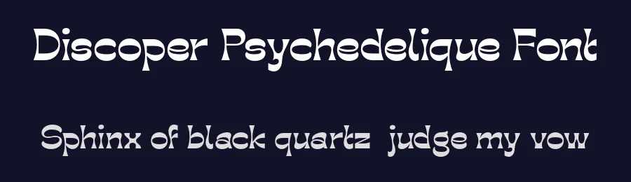 Discoper Psychedelique Font by Pikgura Type — Decorative Font — thumbnail 2