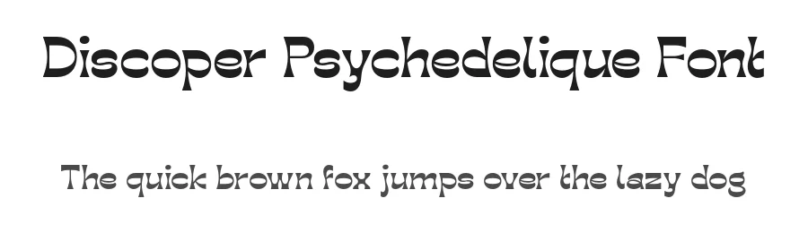 Discoper Psychedelique Font by Pikgura Type — Decorative Font