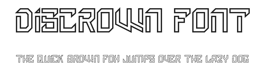 Discrown Font by CalligraphyFonts.net — Display Font