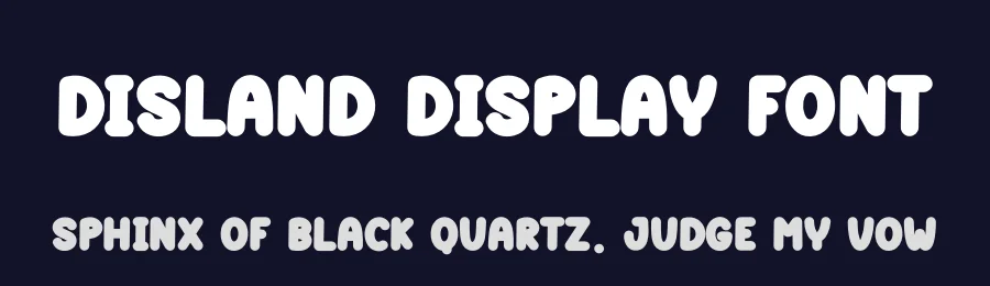 Disland Display Font by Store_07 — Display Font — thumbnail 2