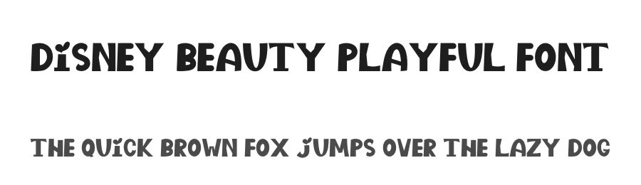 Disney Beauty Playful Font by inermediaSTUDIO — Display Font
