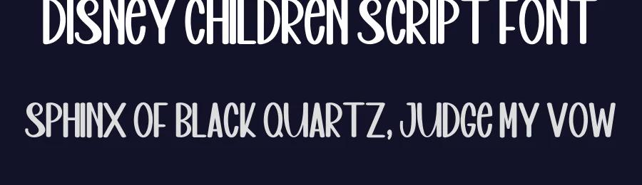Disney Children Script Font by inermediaSTUDIO — Display Font — thumbnail 2