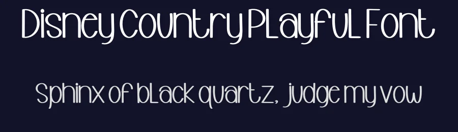 Disney Country Playful Font by inermediaSTUDIO — Display Font — thumbnail 2