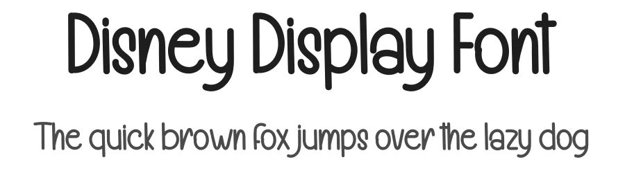 Disney Display Font by inermediaSTUDIO — Display Font