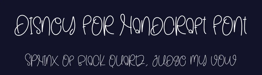 Disney For Handcraft Font by creativeletter — Script Handwritten Font — thumbnail 2