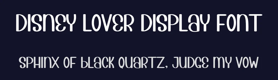 Disney Lover Display Font by inermediaSTUDIO — Display Font — thumbnail 2