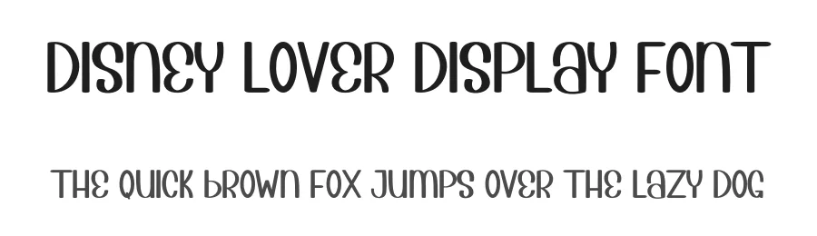 Disney Lover Display Font by inermediaSTUDIO — Display Font
