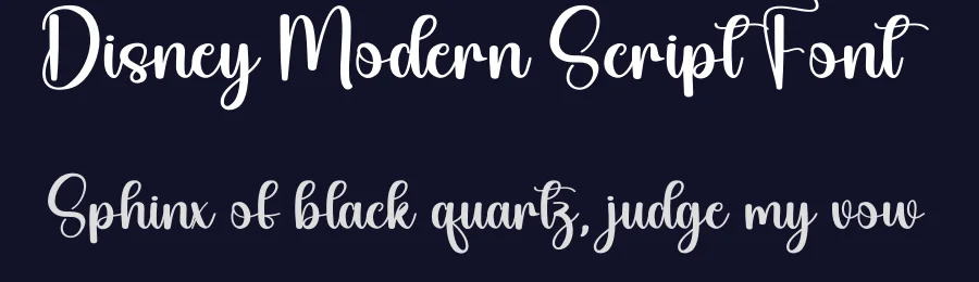 Disney Modern Script Font by creativeletter — Script Handwritten Font — thumbnail 2