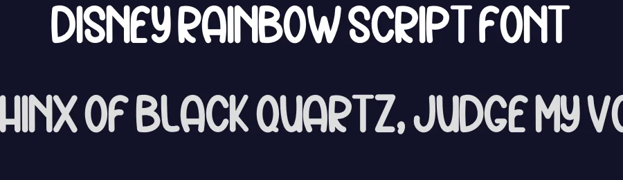 Disney Rainbow Script Font by inermediaSTUDIO — Display Font — thumbnail 2