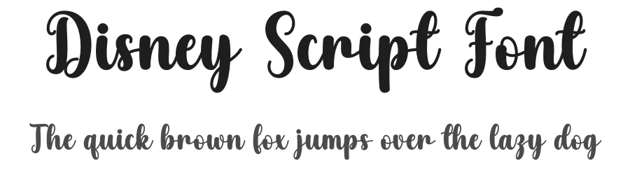 Disney Script Font by DN Creative — Script Handwritten Font