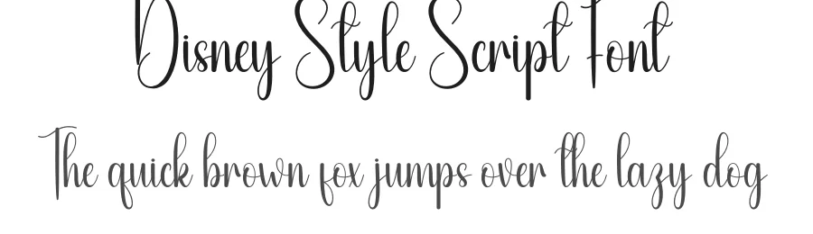 Disney Style Script Font by andikastudio — Script Handwritten Font