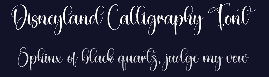 Disneyland Calligraphy Font by creativeletter — Script Handwritten Font — thumbnail 2
