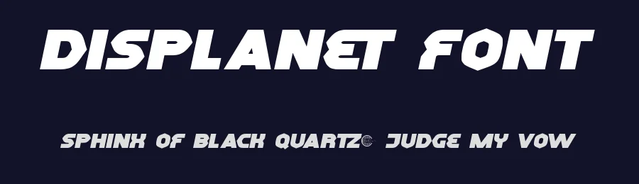Displanet Font by RaisProject — Display Font — thumbnail 2