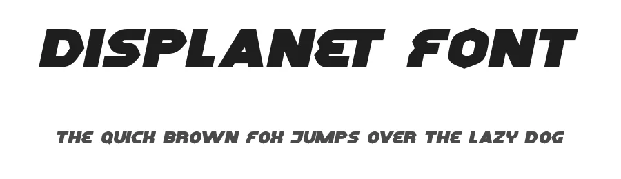Displanet Font by RaisProject — Display Font
