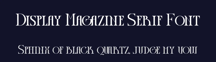 Display Magazine Serif Font by Storytype — Serif Font — thumbnail 2