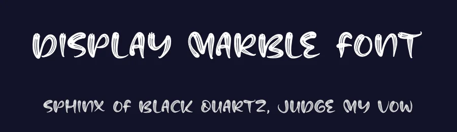 Display Marble Font by perspectype — Script Handwritten Font — thumbnail 2