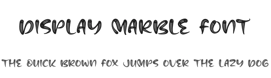 Display Marble Font by perspectype — Script Handwritten Font
