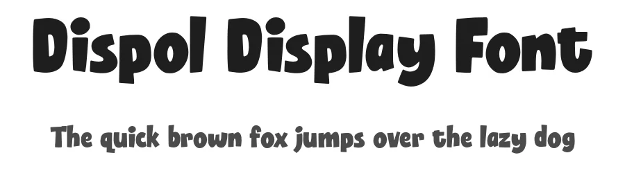 Dispol Display Font by Eko Bimantara — Display Font