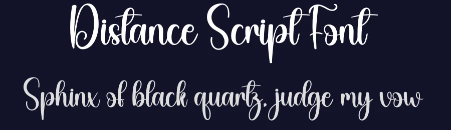 Distance Script Font by creativeletter — Script Handwritten Font — thumbnail 2