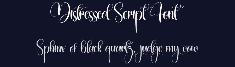 Distressed Script Font by creativeletter — Script Handwritten Font — thumbnail 2