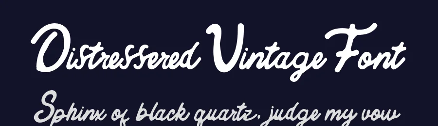 Distressered Vintage Font by arendxstudio — Script Handwritten Font — thumbnail 2