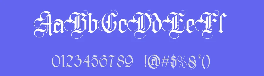 Distropiax Blackletter Font by Dhabee — Blackletter Font — thumbnail 3