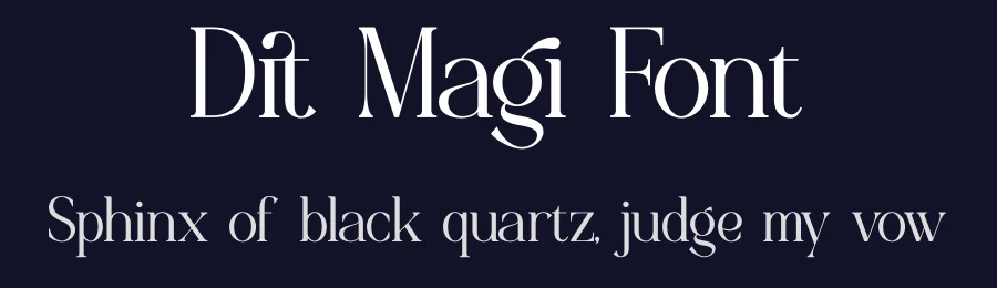 Dit Magi Font by Denustudios — Serif Font — thumbnail 2
