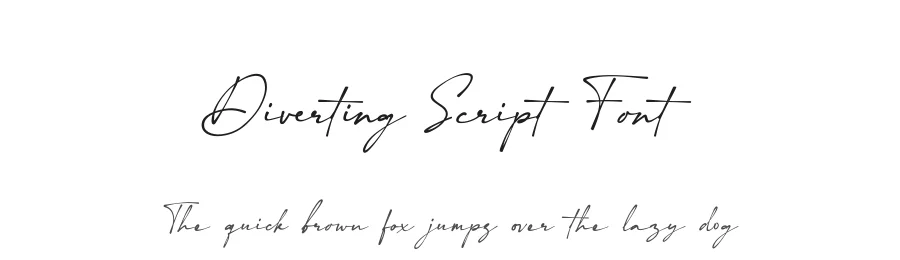 Diverting Script Font by Java pep — Script Handwritten Font