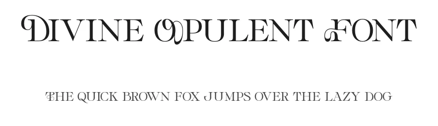 Divine Opulent Font by Prioritype Co — Display Font