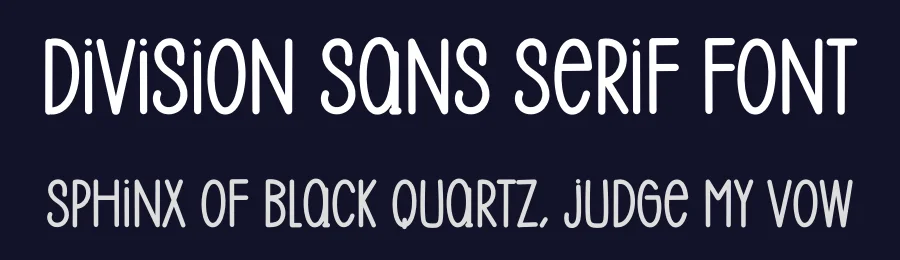 Division Sans Serif Font by inermediaSTUDIO — Display Font — thumbnail 2