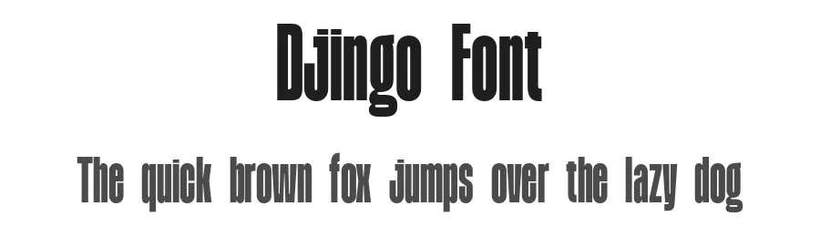 Djingo Font by Viswell β Sans Serif Font