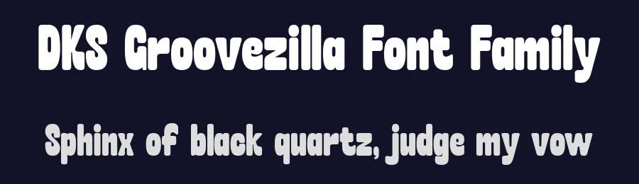 DKS Groovezilla Font Family by DikasStudio — Display Font — thumbnail 2