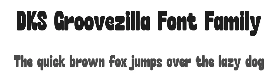 DKS Groovezilla Font Family by DikasStudio — Display Font