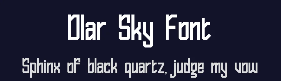 Dlar Sky Font by Denustudios — Decorative Font — thumbnail 2