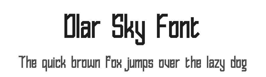 Dlar Sky Font by Denustudios — Decorative Font