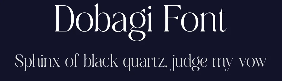 Dobagi Font by roomspace.cl — Serif Font — thumbnail 2