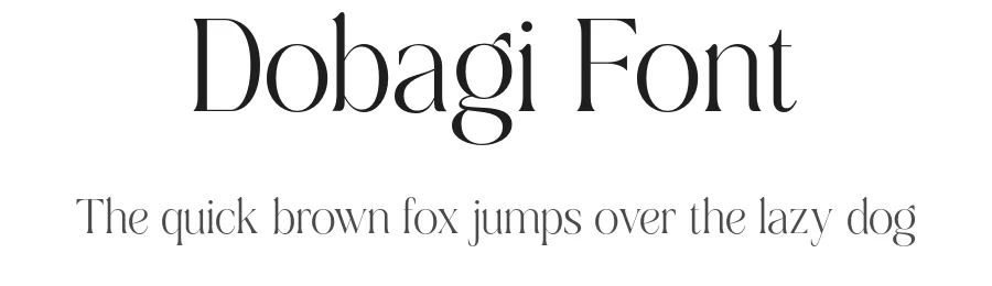 Dobagi Font by roomspace.cl — Serif Font