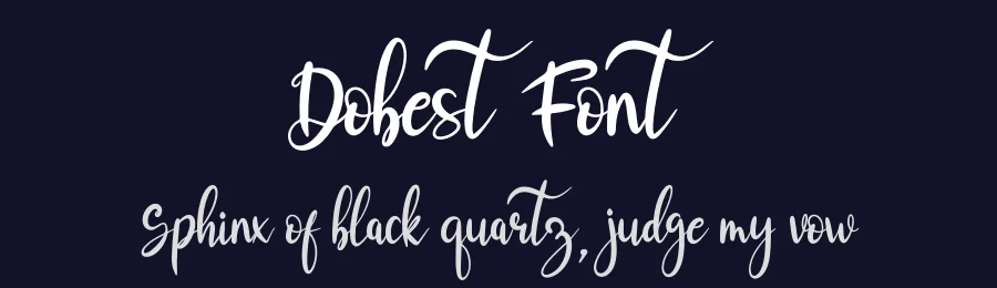 Dobest Font by khalwastudio — Script Handwritten Font — thumbnail 2