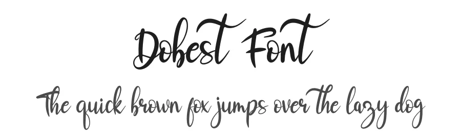 Dobest Font by khalwastudio — Script Handwritten Font
