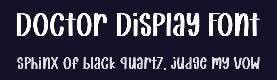 Doctor Display Font by Craftedtype — Decorative Font — thumbnail 2