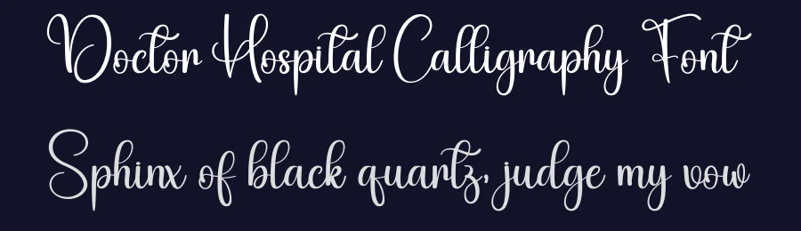 Doctor Hospital Calligraphy Font by andikastudio — Script Handwritten Font — thumbnail 2