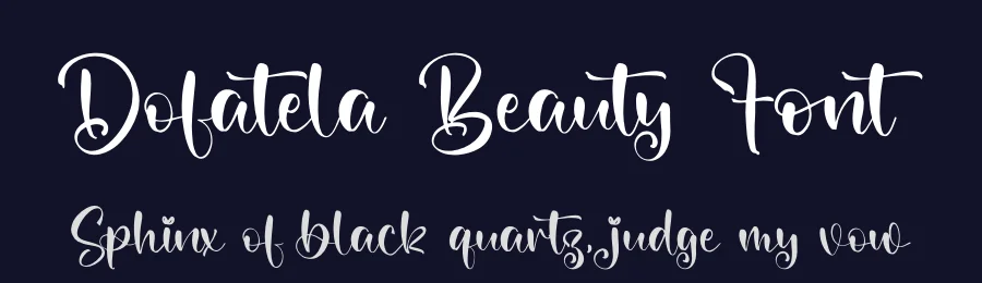 Dofatela Beauty Font by letterfabric — Script Handwritten Font — thumbnail 2
