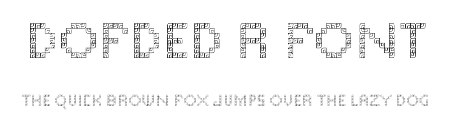 Dofded R Font by ffocoround — Display Font