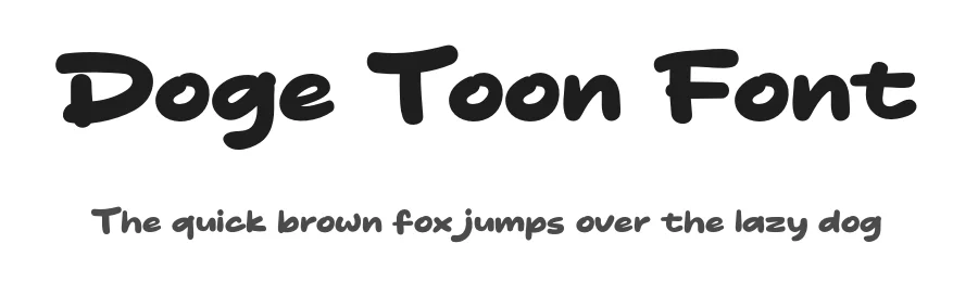 Doge Toon Font by productype — Display Font