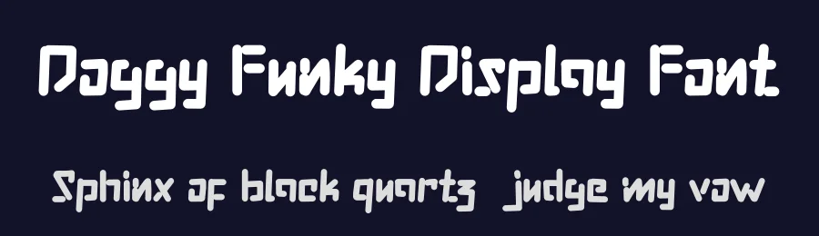 Doggy Funky Display Font by Yoga Letter — Display Font — thumbnail 2