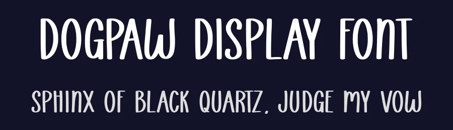 Dogpaw Display Font by Craftedtype — Decorative Font — thumbnail 2