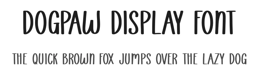 Dogpaw Display Font by Craftedtype — Decorative Font
