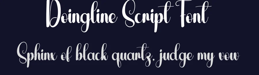 Doingline Script Font by andikastudio — Script Handwritten Font — thumbnail 2