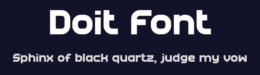 Doit Font by Pinisiart — Sans Serif Font — thumbnail 2